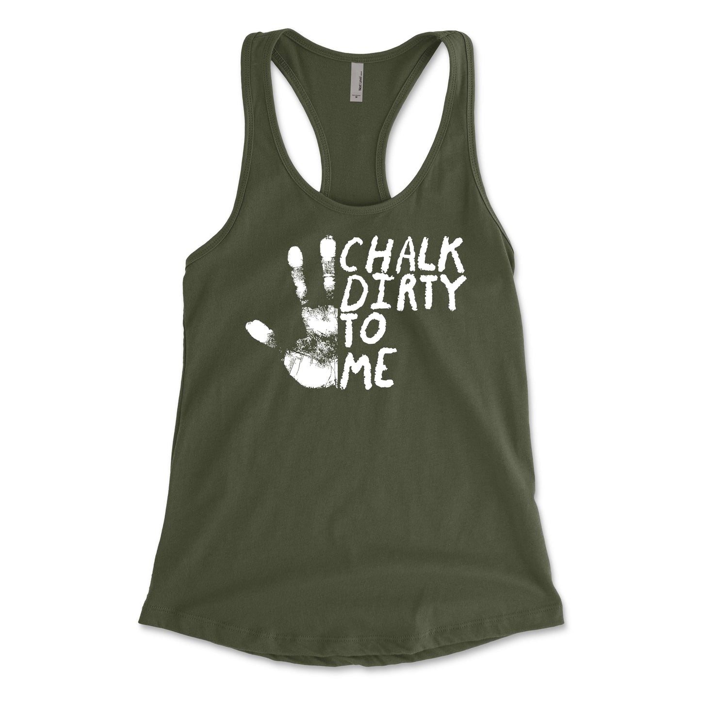 Chalk Dirty To Me Women's Racerback