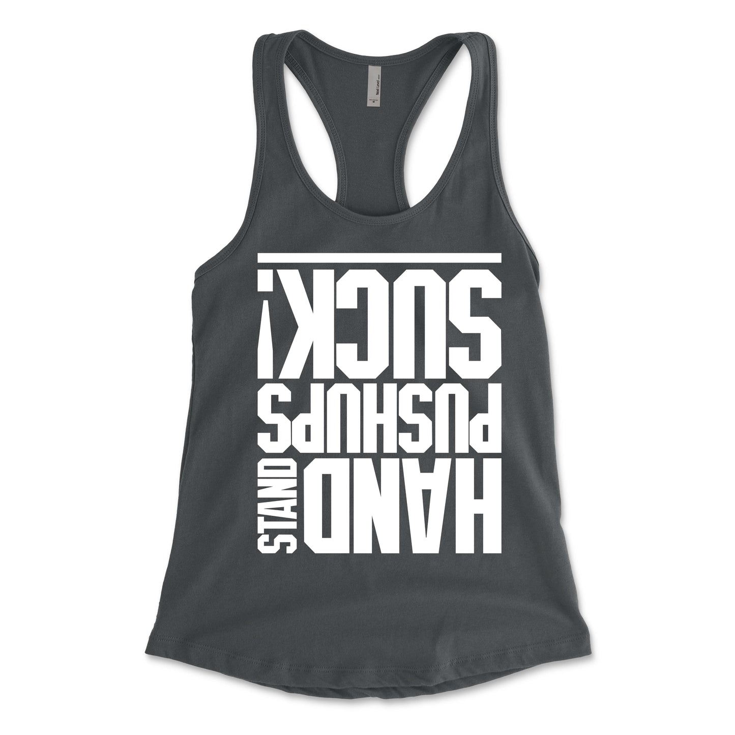 Hand Stand Pushups Suck Women's Racerback