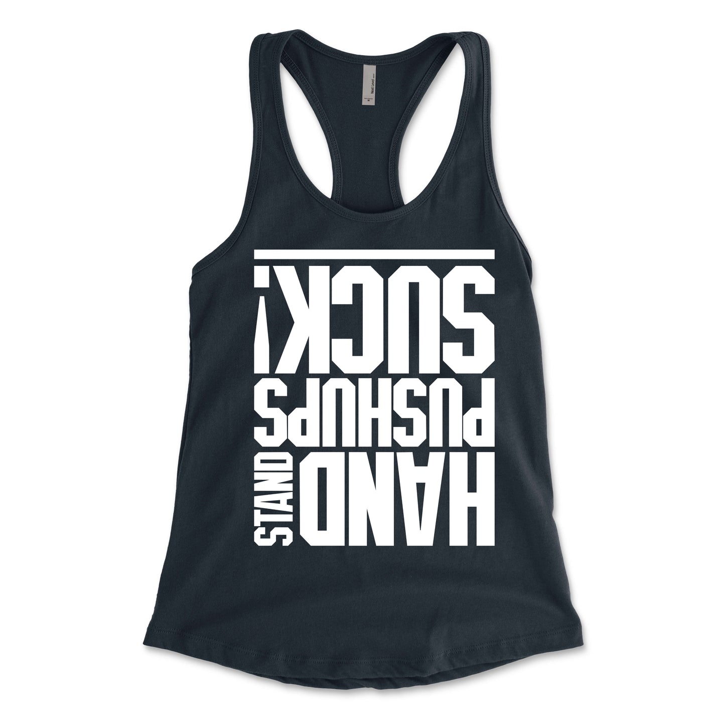 Hand Stand Pushups Suck Women's Racerback