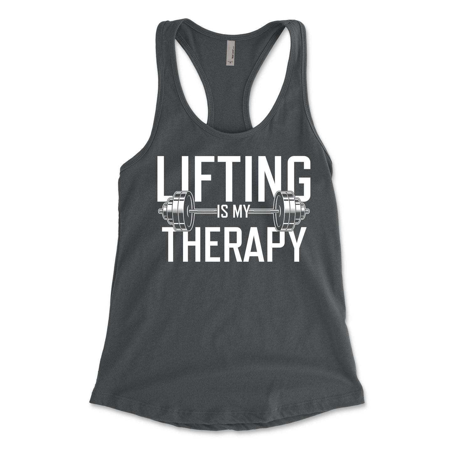 Lifting Is My Therapy Women's Racerback