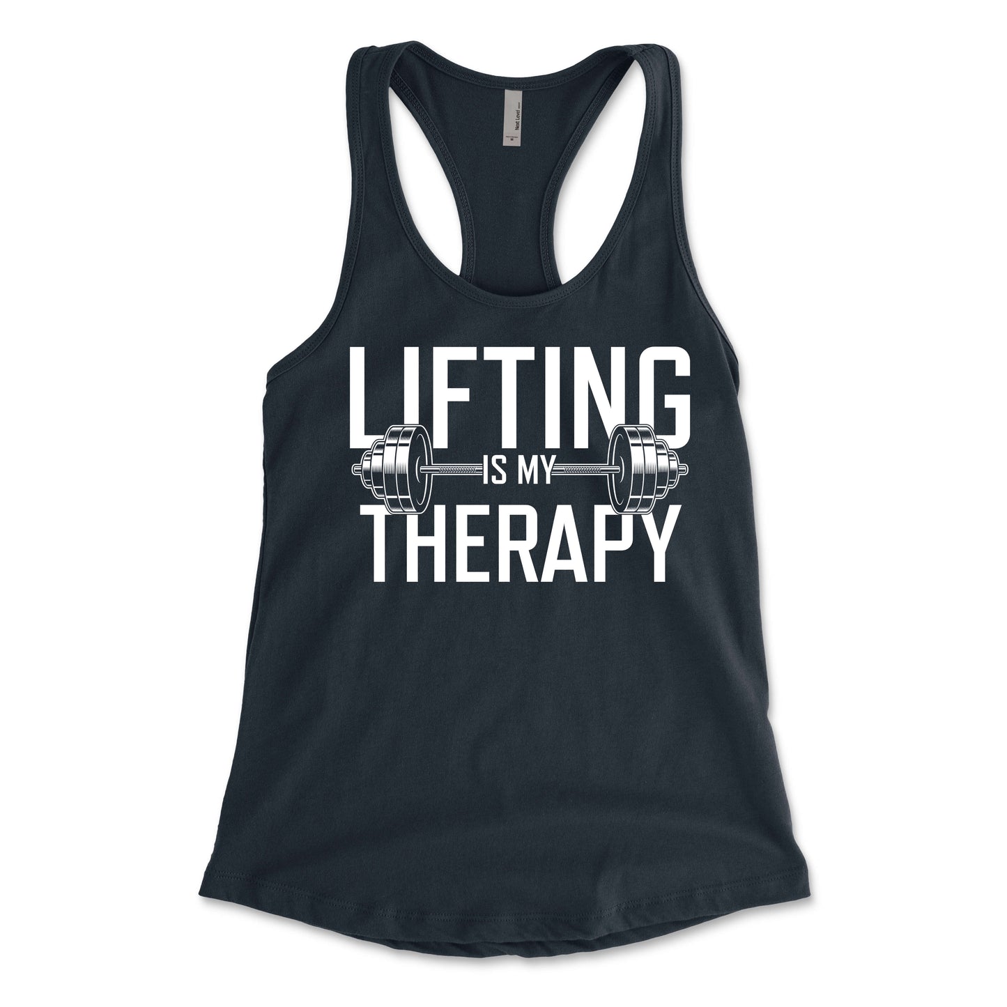 Lifting Is My Therapy Women's Racerback