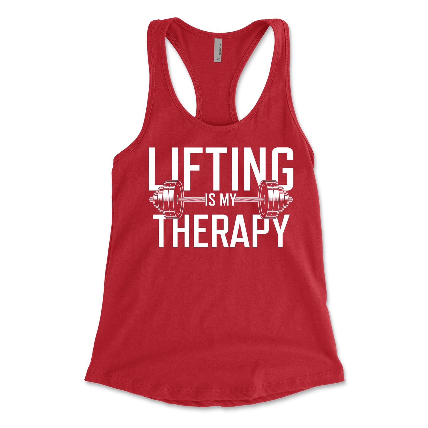Lifting Is My Therapy Women's Racerback
