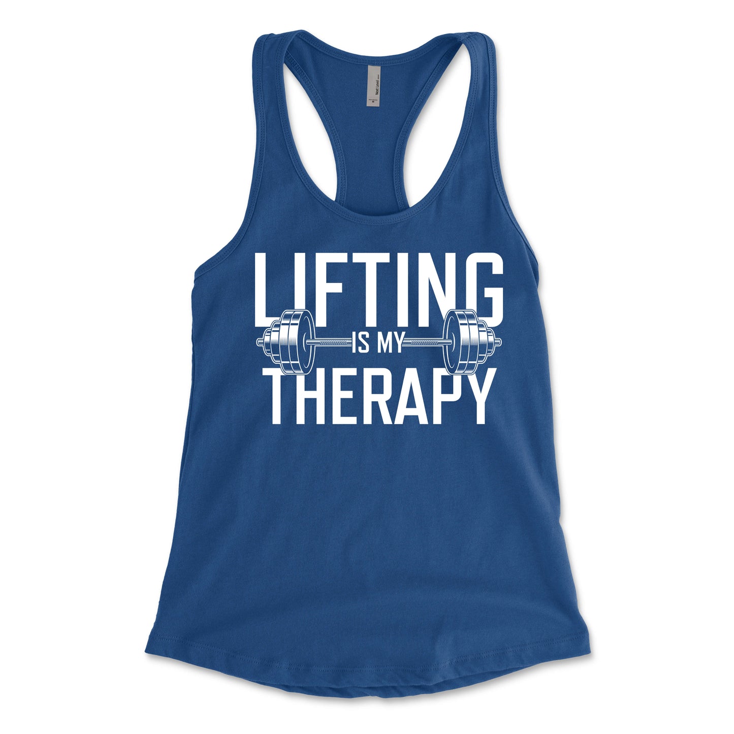 Lifting Is My Therapy Women's Racerback