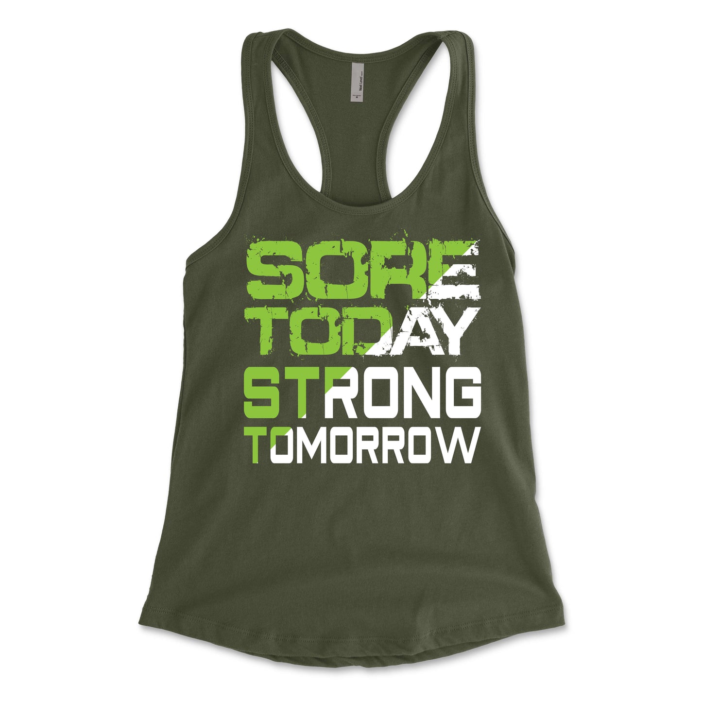 Sore Today Strong Tomorrow Women's Racerback
