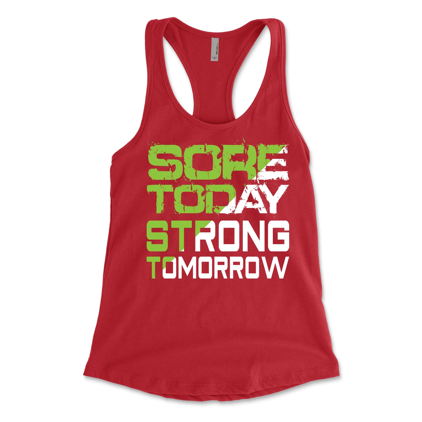 Sore Today Strong Tomorrow Women's Racerback