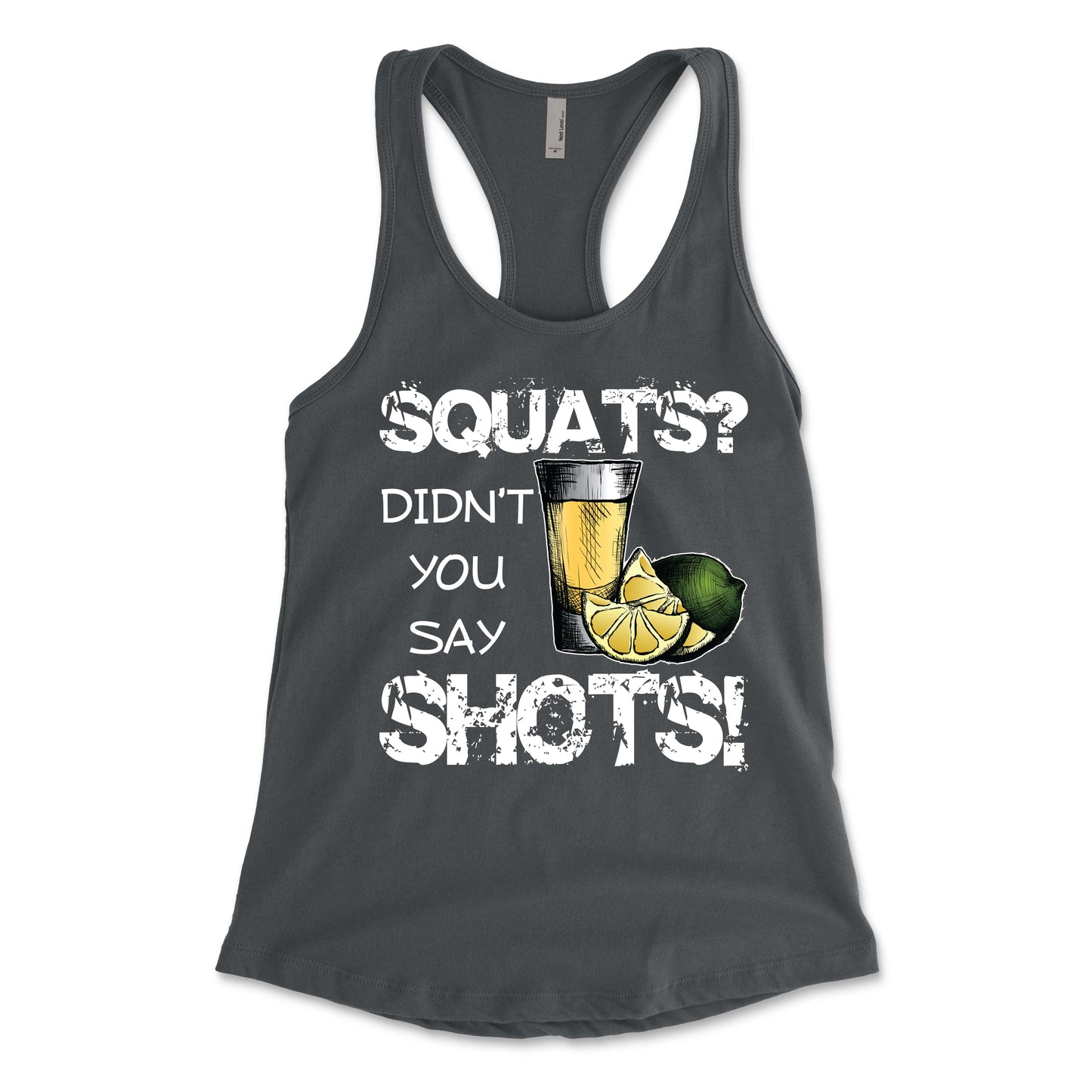 Squats or Shots Women's Racerback