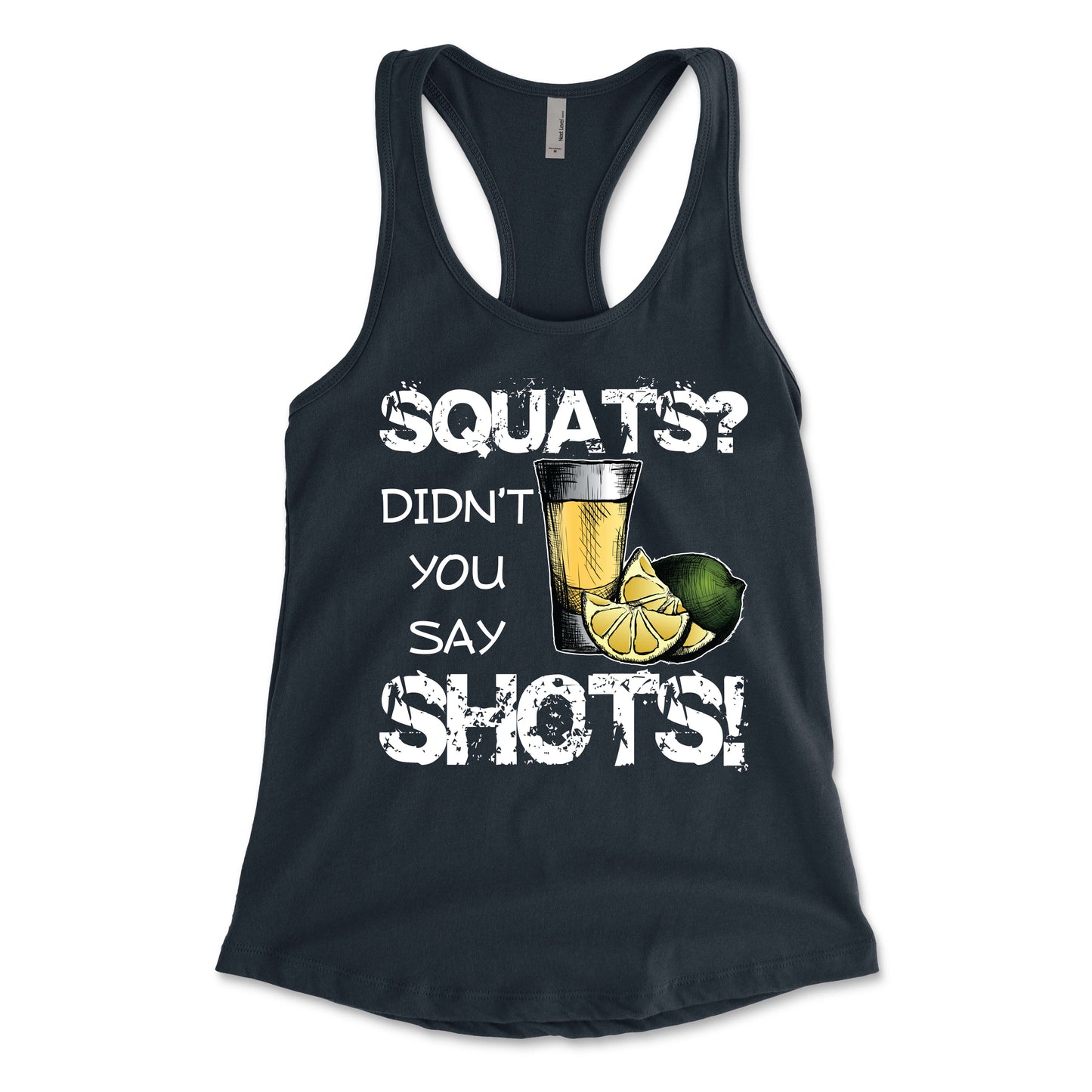 Squats or Shots Women's Racerback