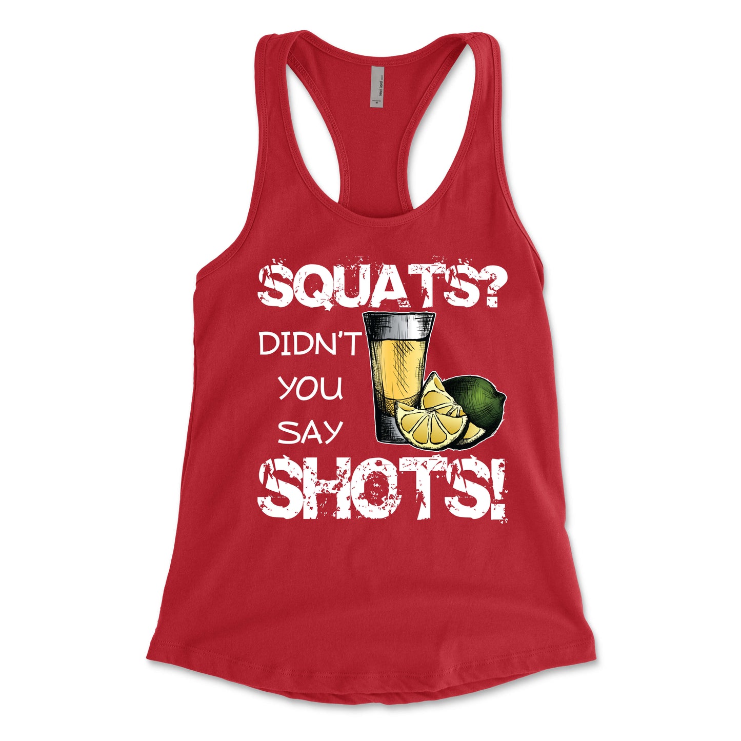 Squats or Shots Women's Racerback
