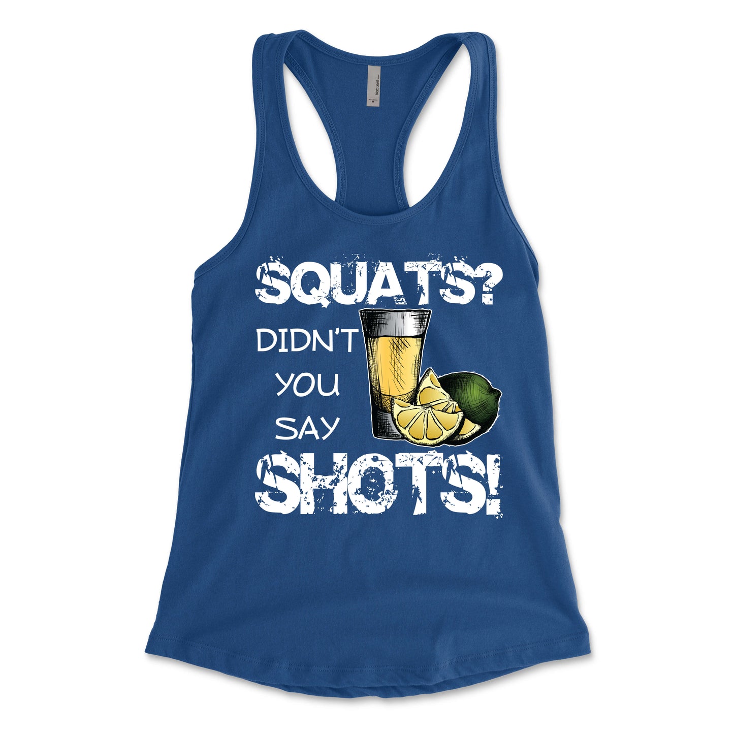 Squats or Shots Women's Racerback