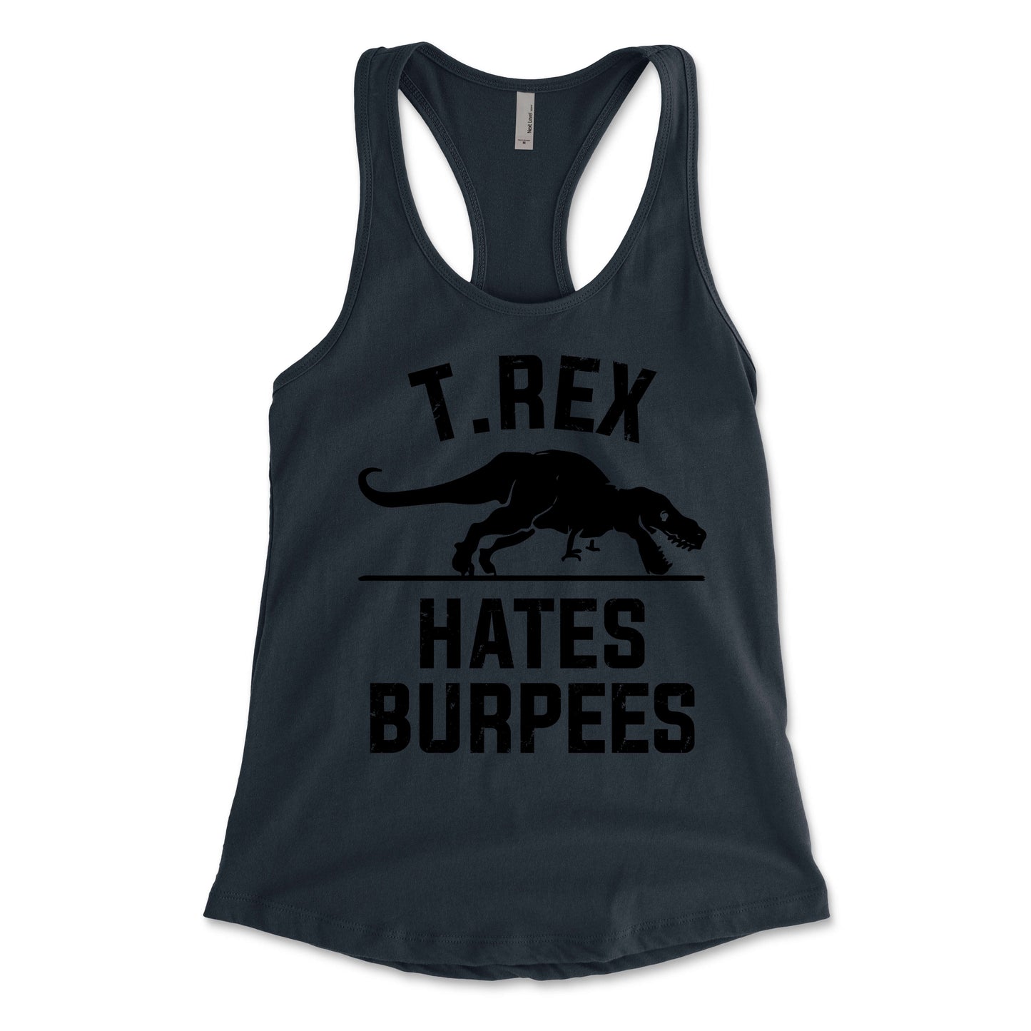 T.Rex Hates Burpees Women's Racerback
