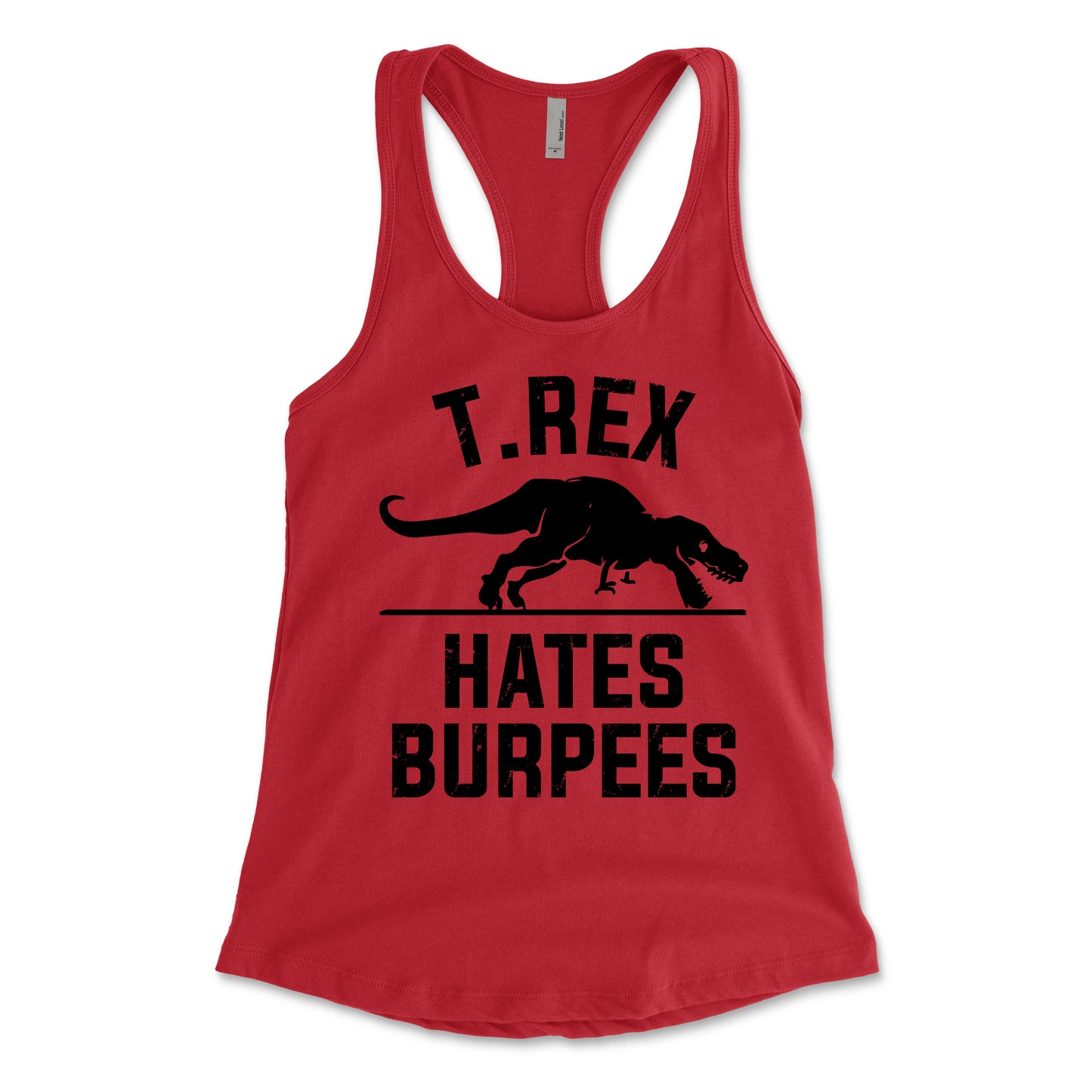 T.Rex Hates Burpees Women's Racerback