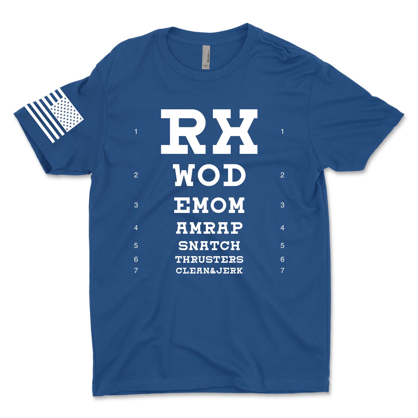 Fitness Eye Chart Men's T-Shirt