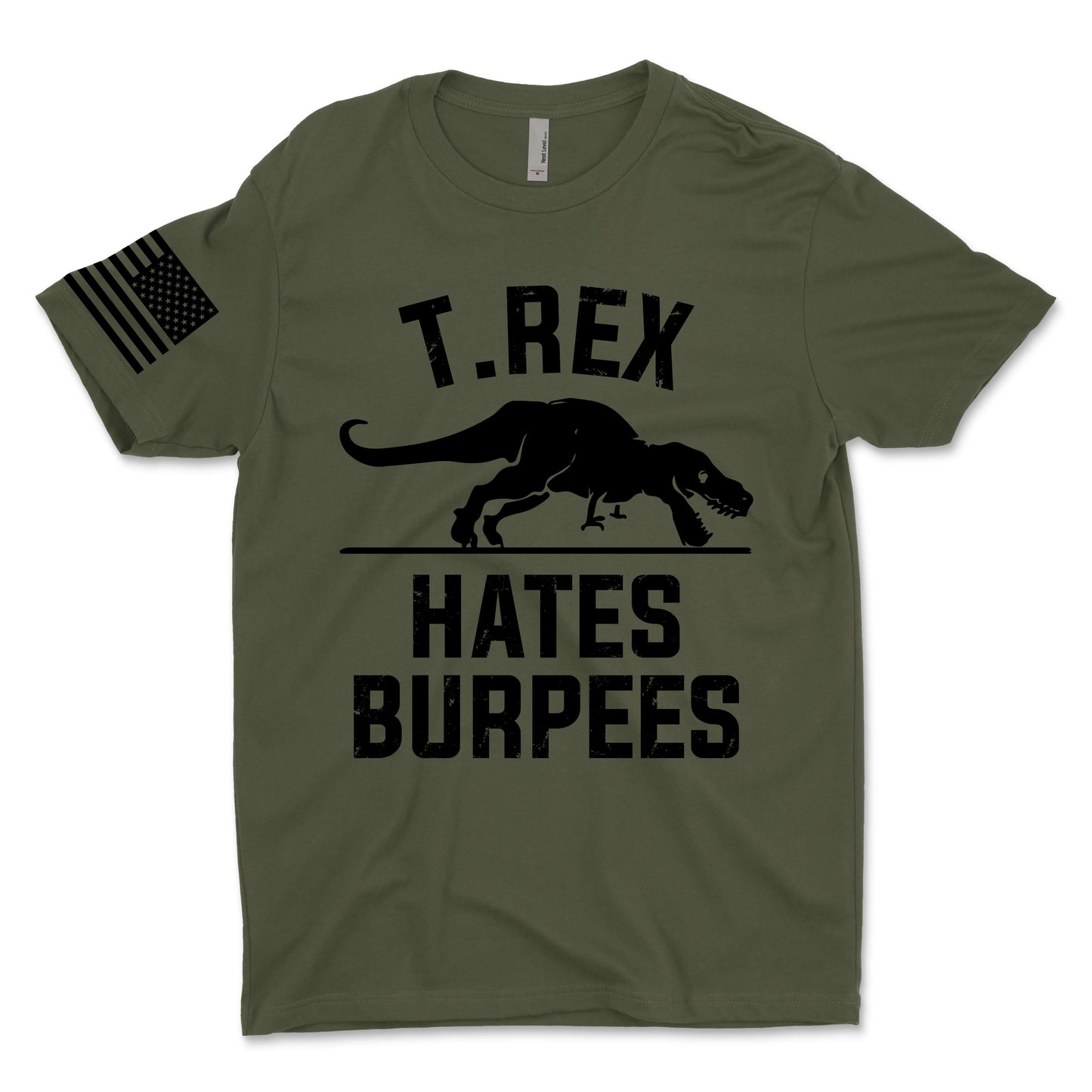 T.Rex Hates Burpees Men's T-Shirt