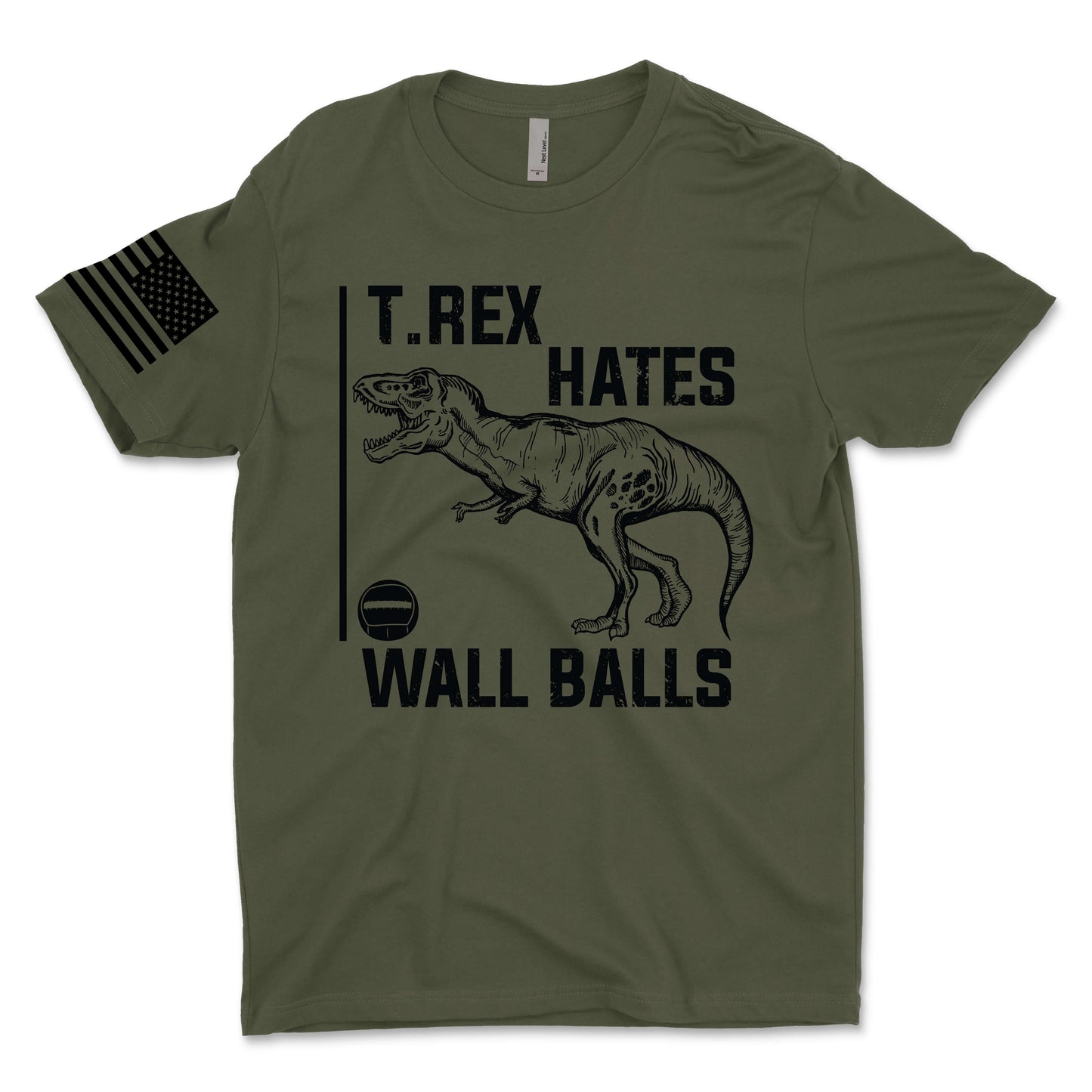 T.Rex Hates Wall Balls Men's T-Shirt