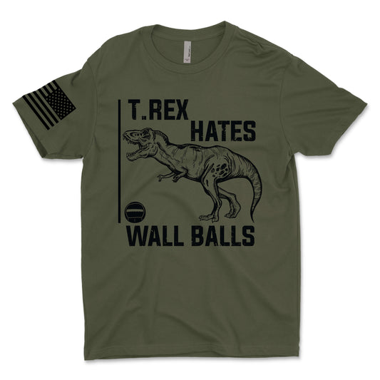 T.Rex Hates Wall Balls Men's T-Shirt