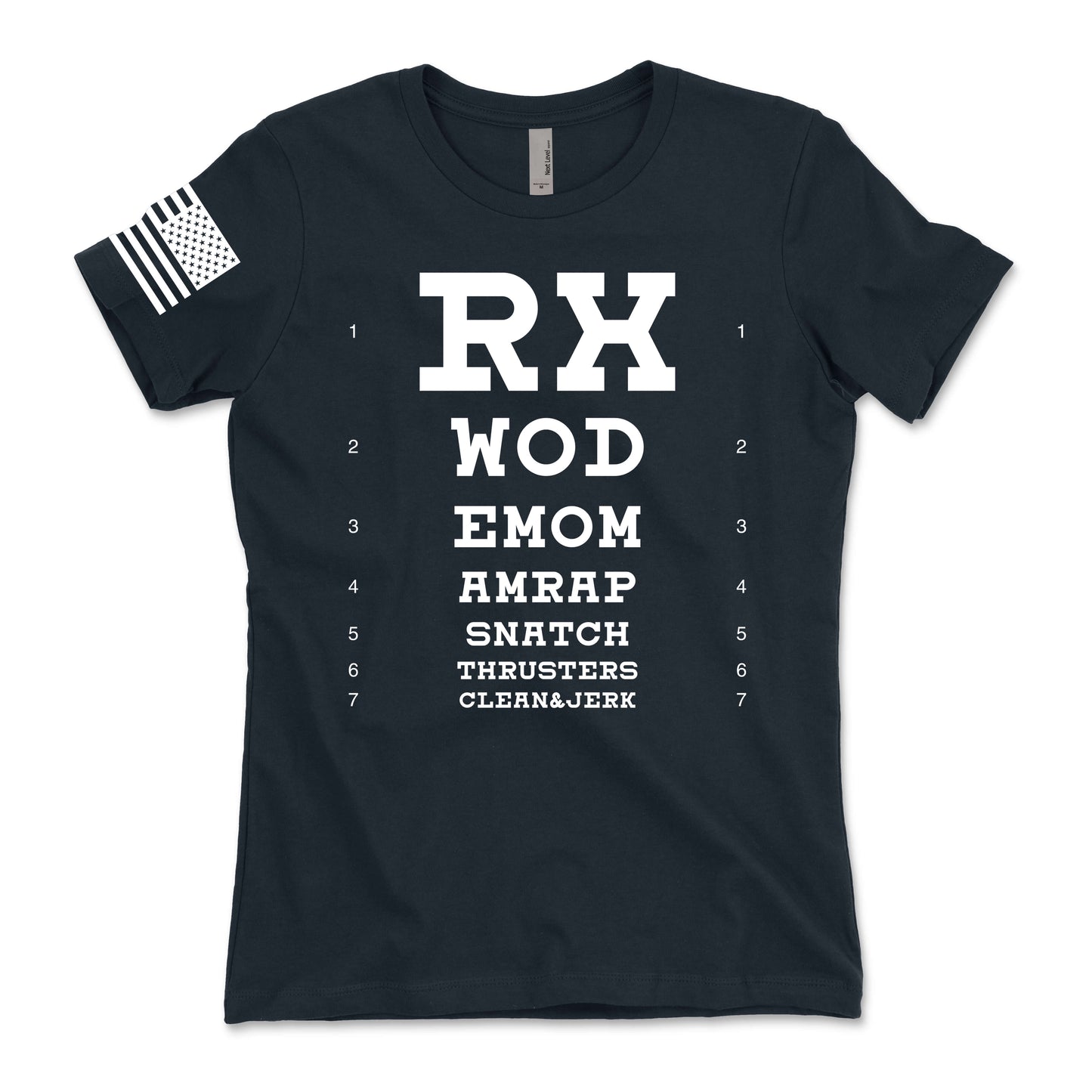 Fitness Eye Chart Women's T-Shirt