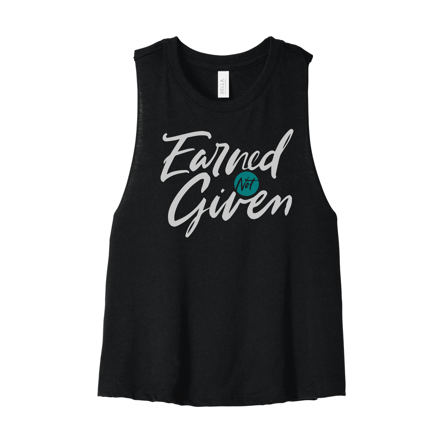 Earned Not Given Women’s Cropped Muscle Tank