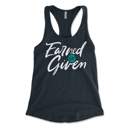Earned Not Given Women’s Racerback Tank