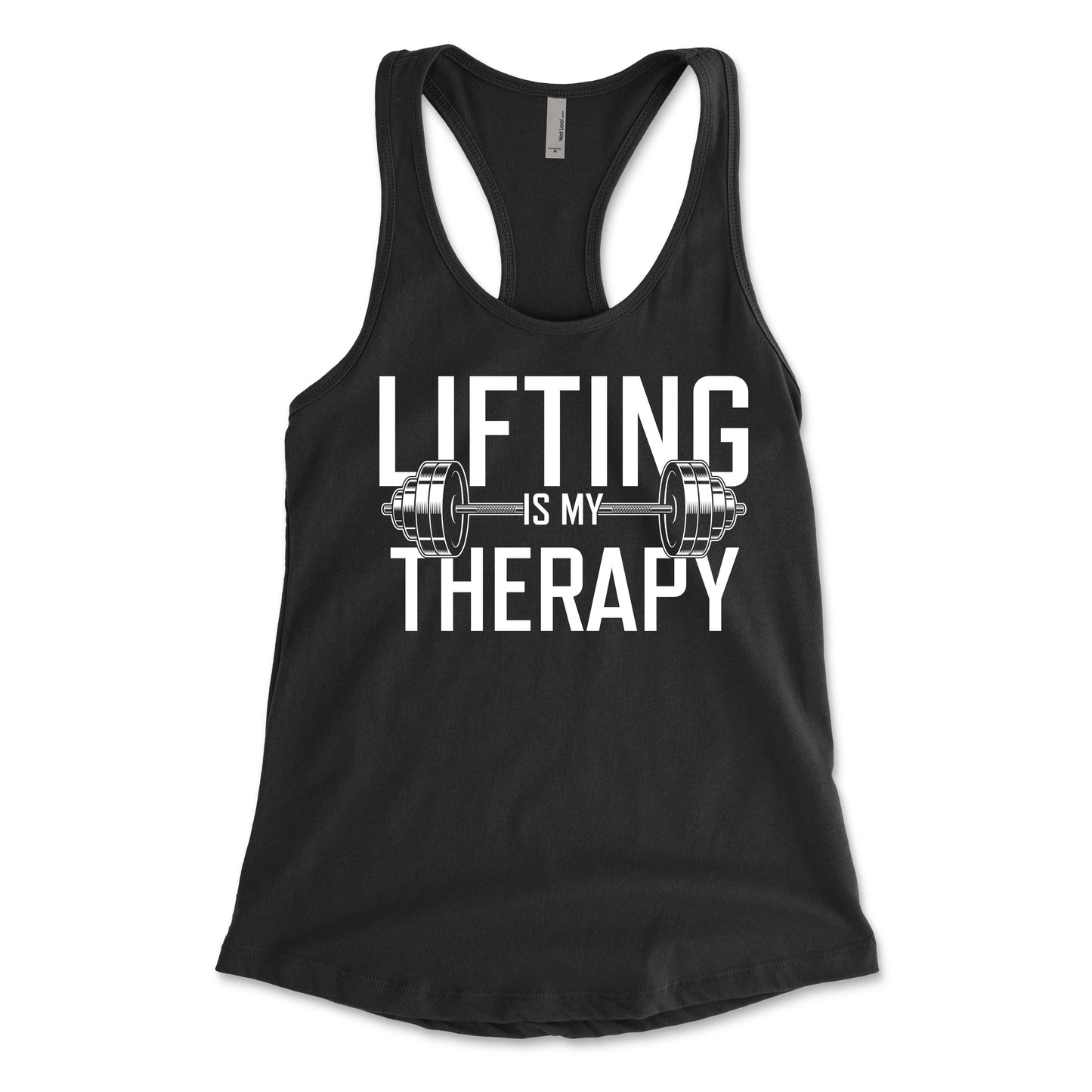Lifting Is My Therapy Women's Racerback