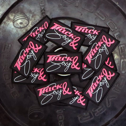 Thick And Sexy Velcro Patch - Pink