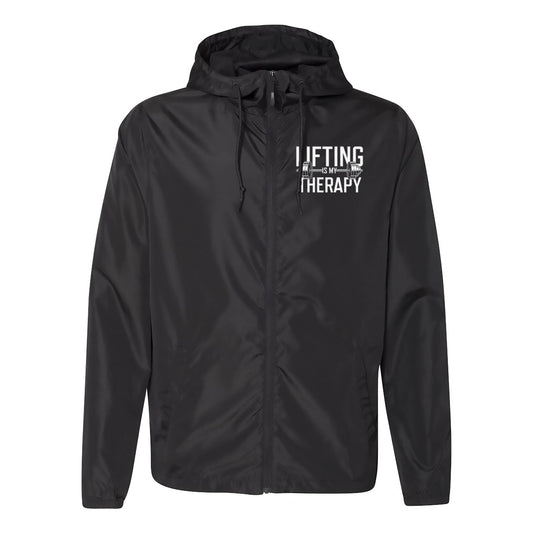 Lifting Is My Therapy Windbreaker